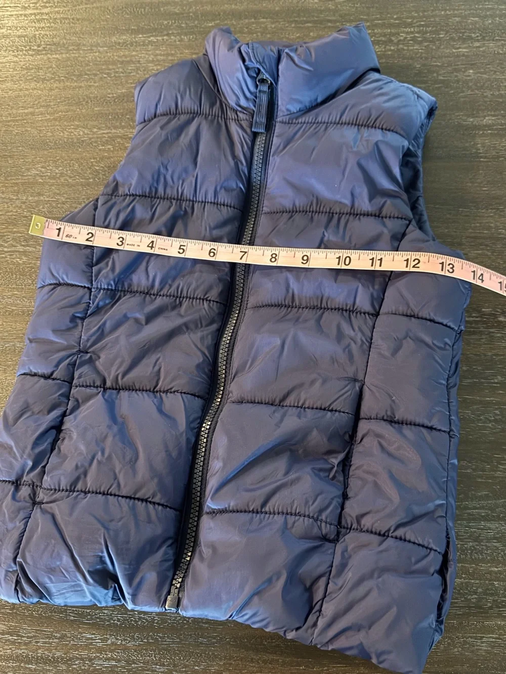 Old Navy Girls Small (6/7) Navy Puffy Vest